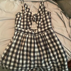 AE Checkered Romper